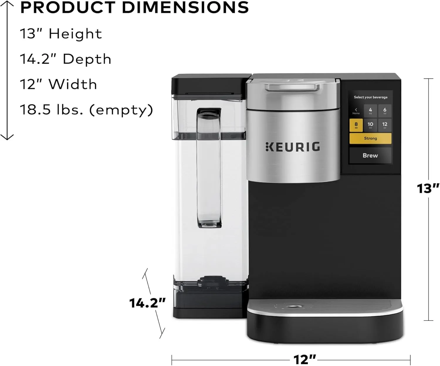 ® K-2550™ Single-Serve Commercial Coffee Maker with Water Reservoir Bundle