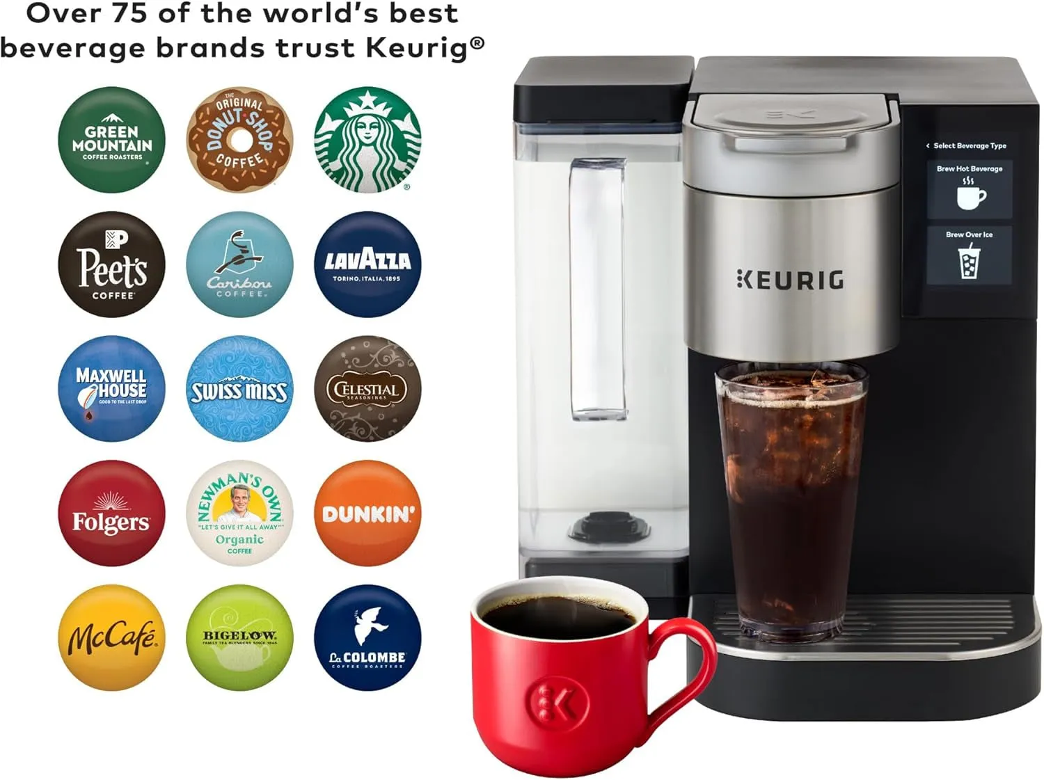 ® K-2550™ Single-Serve Commercial Coffee Maker with Water Reservoir Bundle