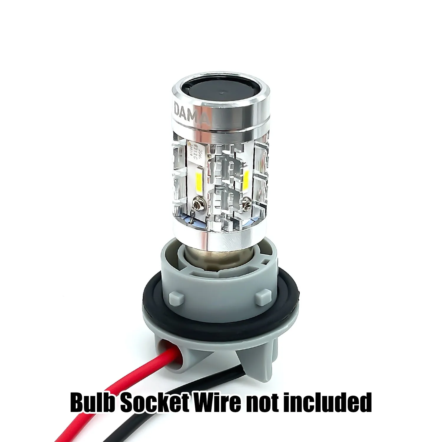 1156: DAMA High Power White / Amber LED Bulbs w/ CANbus | Pack of 2