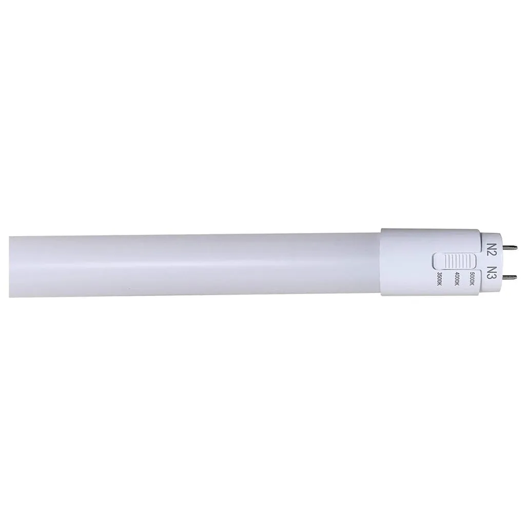 15W T8 LED - CCT Selectable - Medium bi-pin base - 50000 Hours - Type A/B - Ballast Bypass or Direct Replacement - Single or Double Ended Wiring - Glass with PET coating - 25-Pack
