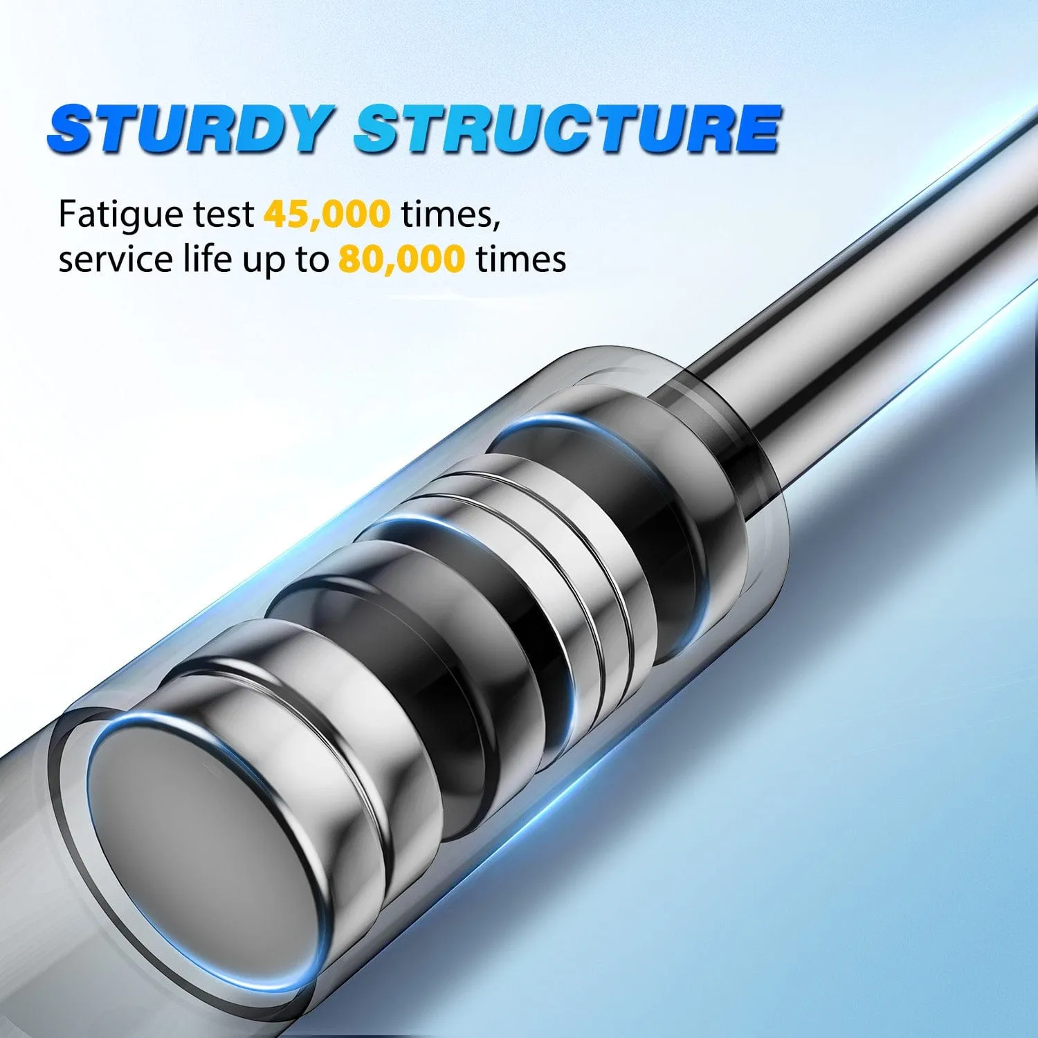 2 PCS Lift Support Struts Replacement for Acura MDX 2007-2013 Front Hood Gas Springs Shock Rods
