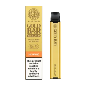 24K Mango Gold Bar Reload Prefilled Pod Kit