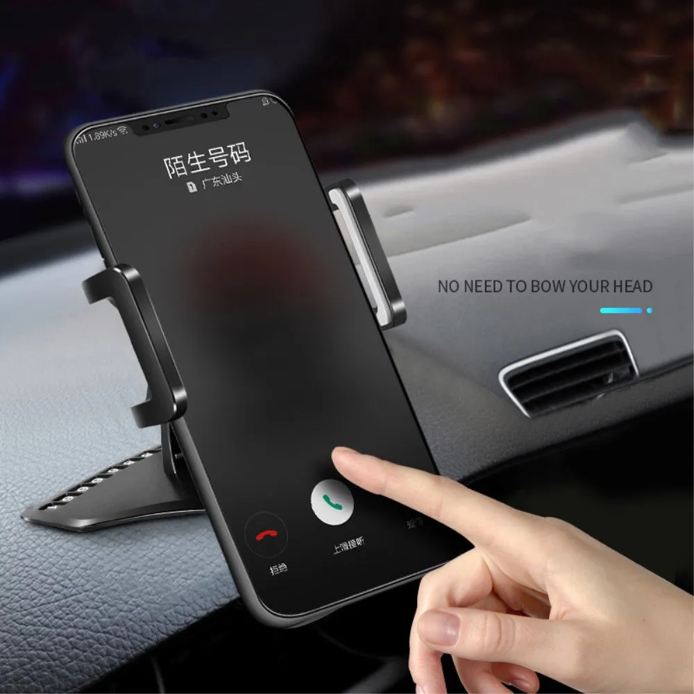 3 in 1 Car GPS Smartphone Holder: Dashboard / Visor Clamp   AC Grid Clip for Freetel Samurai Rei / Arsenal VR One - Black