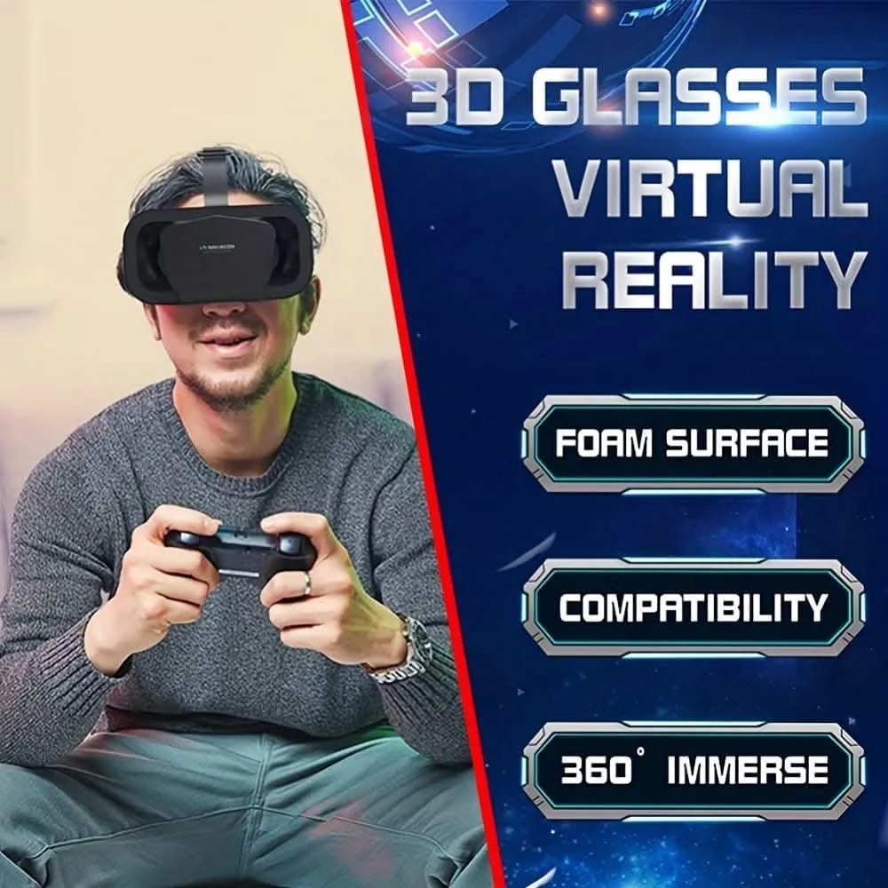 3D VR Headset – Smart Virtual Reality Glasses