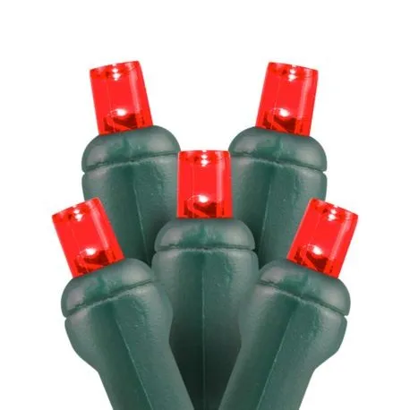 5mm LED Christmas Lights 35L Red