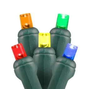 5mm LED Christmas Lights 50L Multi