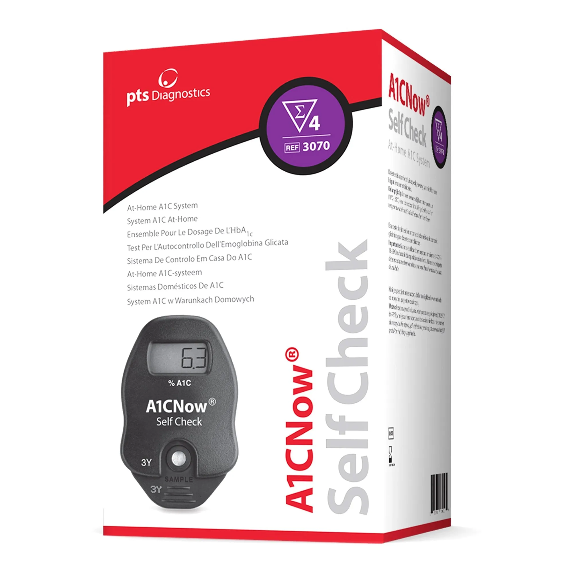 A1CNow® Self Check Diabetes Management Rapid Test Kit, 1 Case of 192