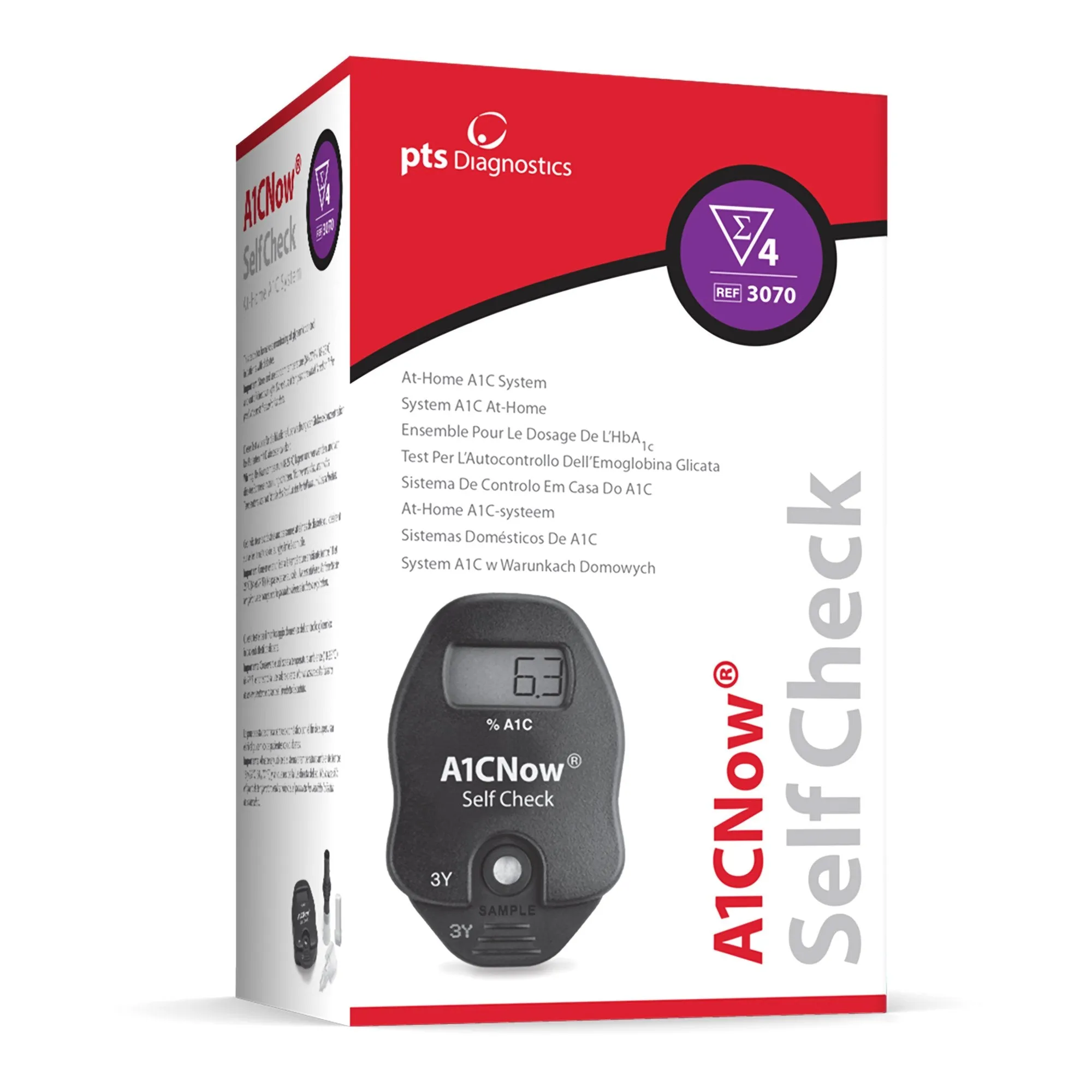 A1CNow® Self Check Diabetes Management Rapid Test Kit, 1 Case of 192