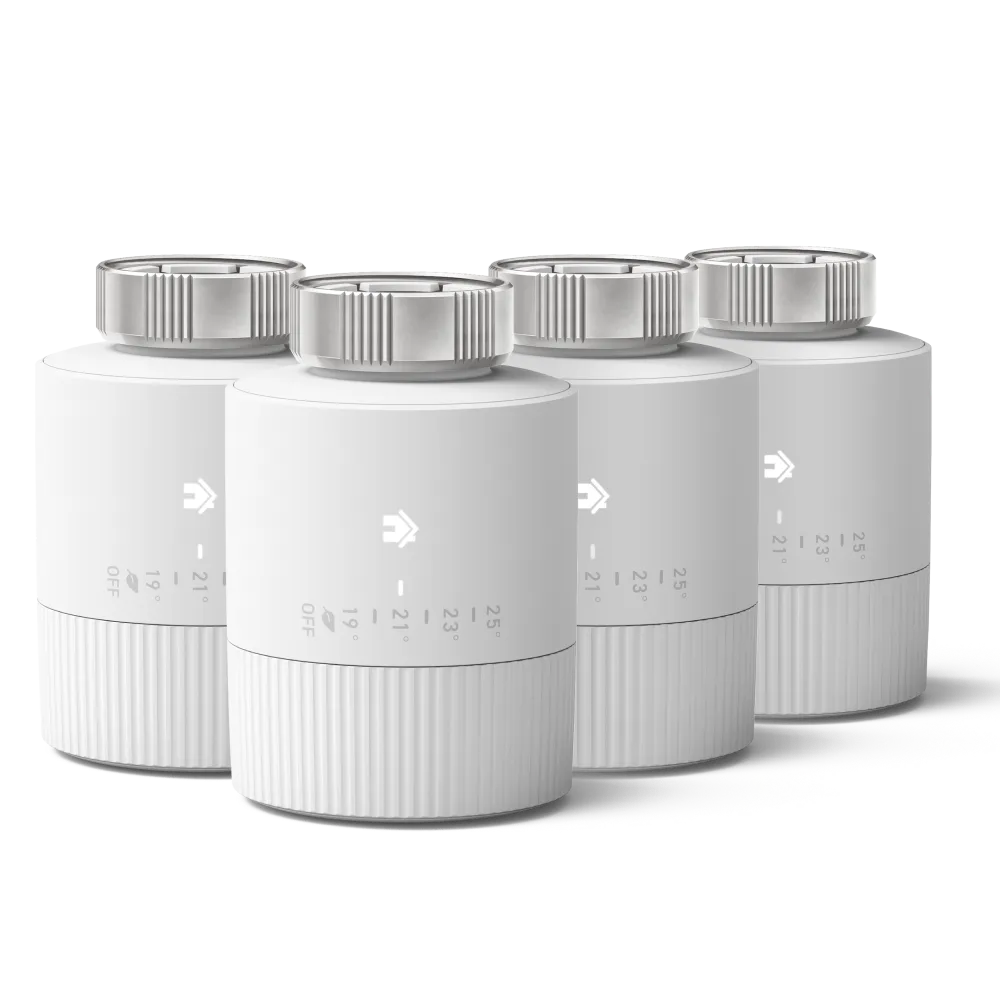 Add-on - tado° Smart Radiator Thermostat Basic - Quattro Pack for Multi-Room Control