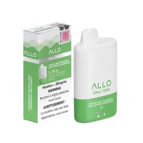 Allo Ultra 7000 Lemon Lime Cranberry Disposable Vape Pen