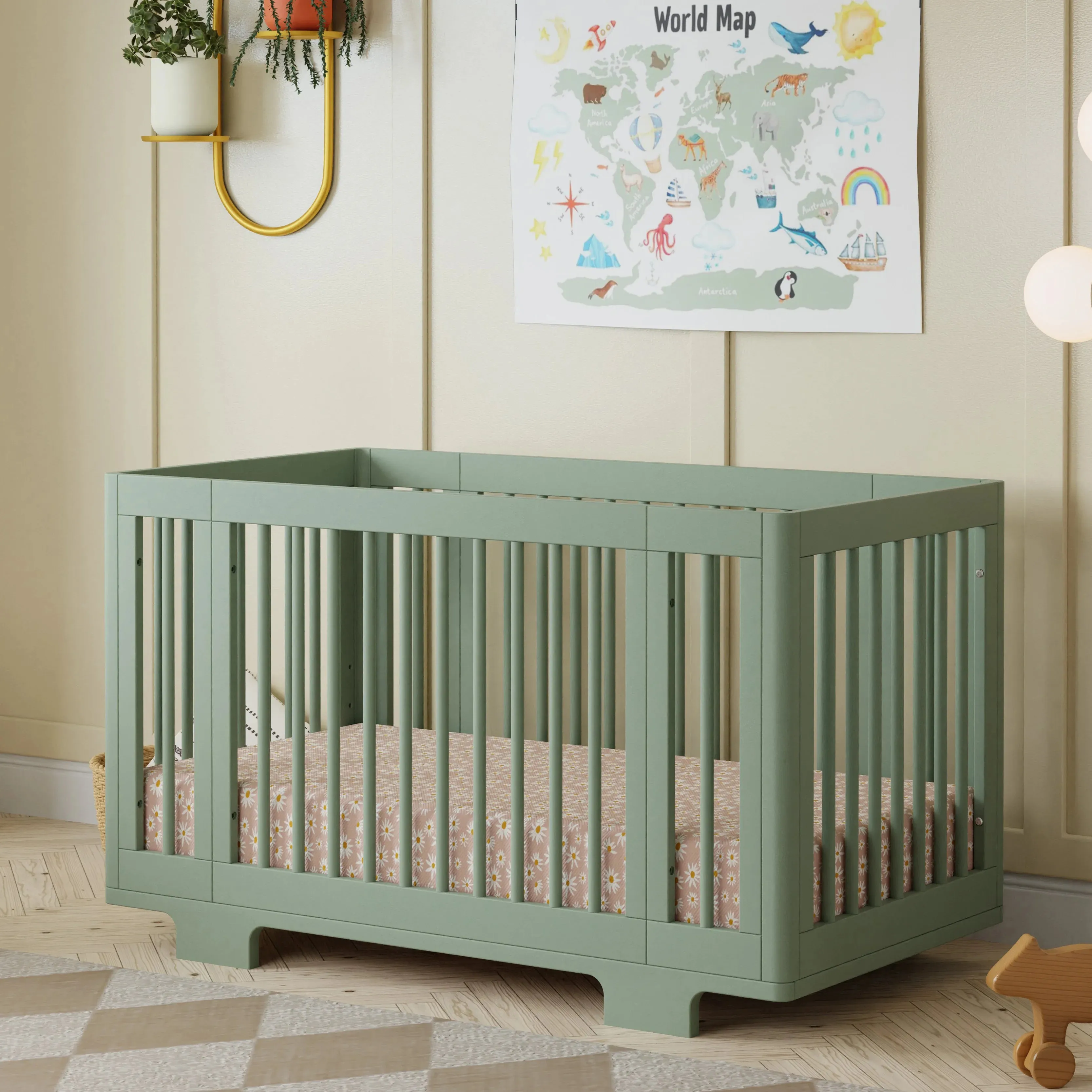 BABYLETTO Yuzu 8-in-1 Convertible Crib with All-Stages Conversion Kits