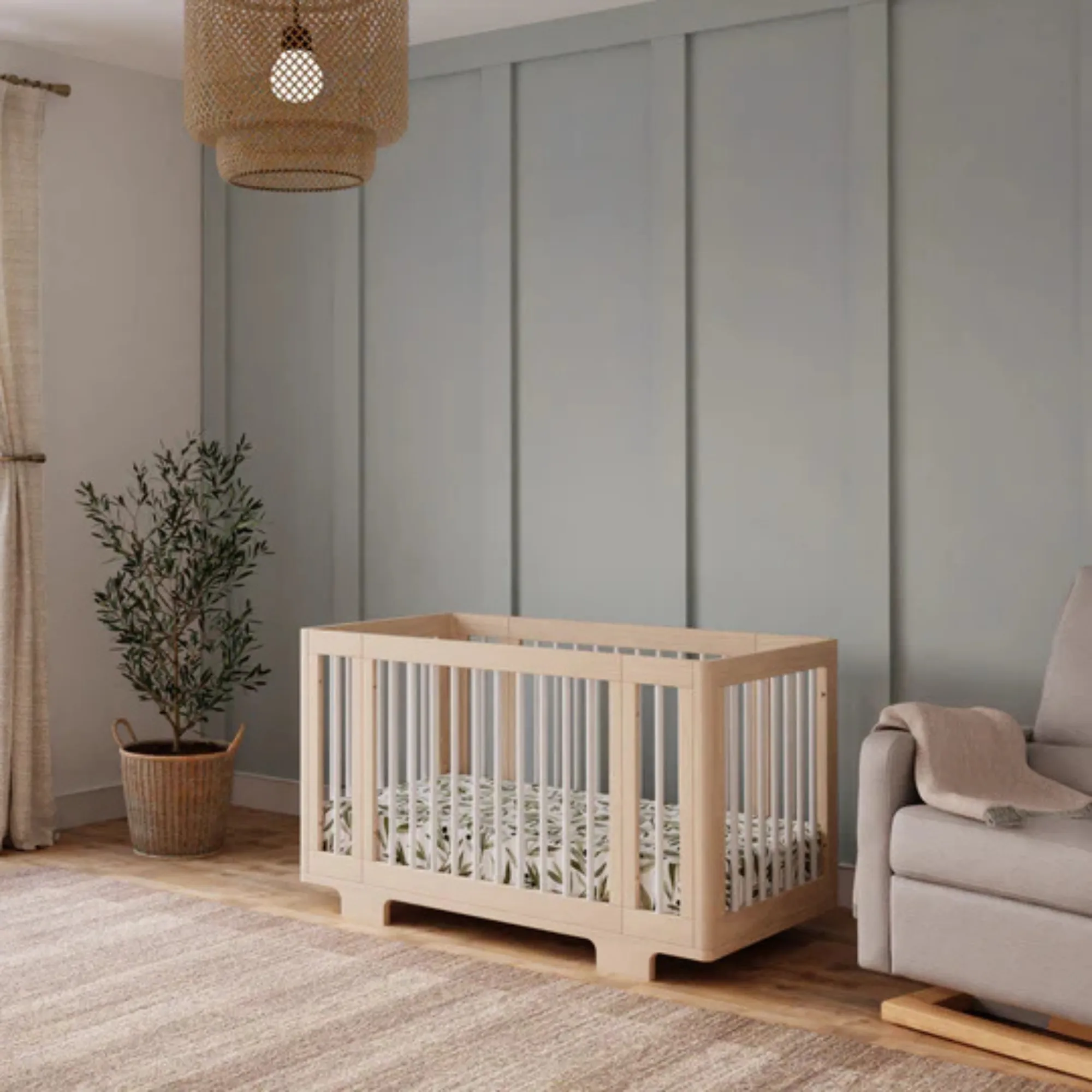 BABYLETTO Yuzu 8-in-1 Convertible Crib with All-Stages Conversion Kits