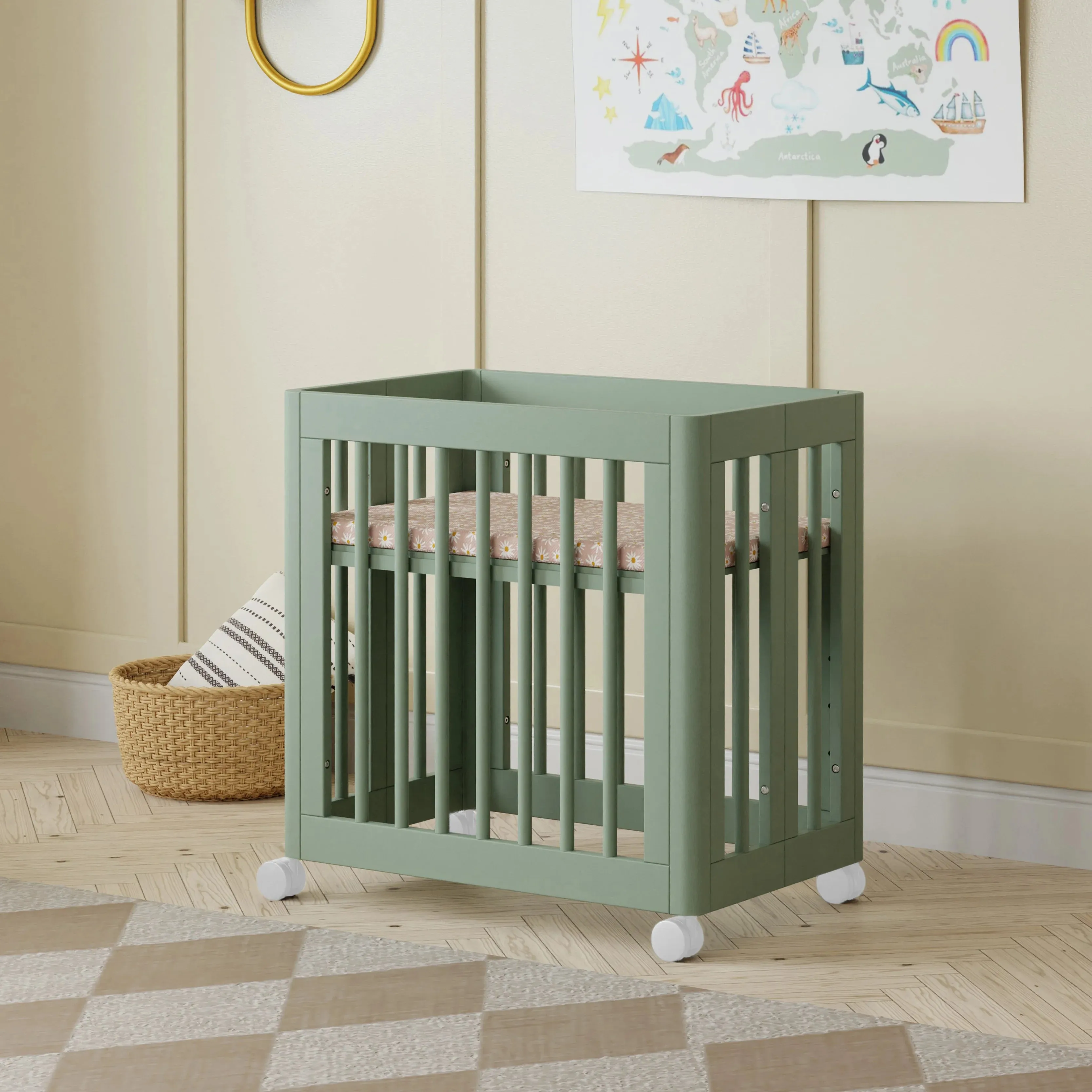 BABYLETTO Yuzu 8-in-1 Convertible Crib with All-Stages Conversion Kits