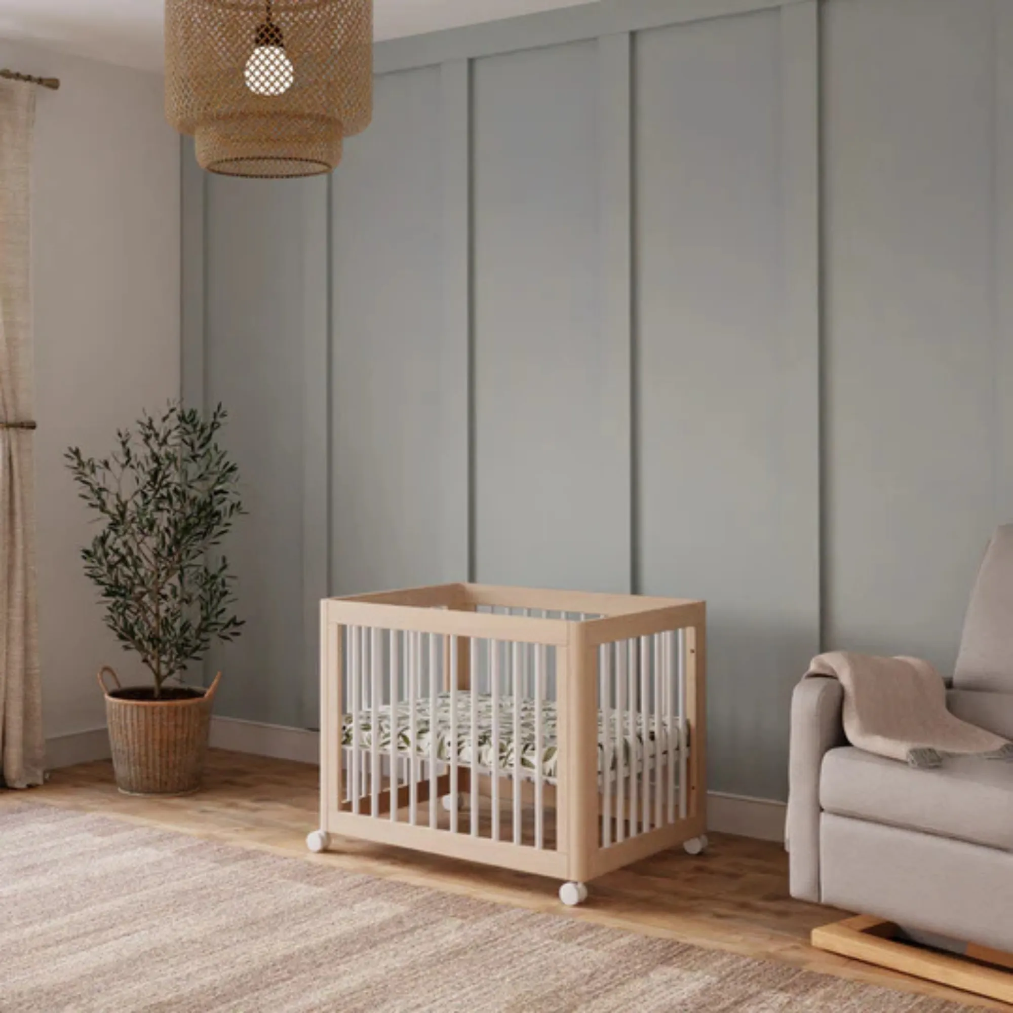 BABYLETTO Yuzu 8-in-1 Convertible Crib with All-Stages Conversion Kits