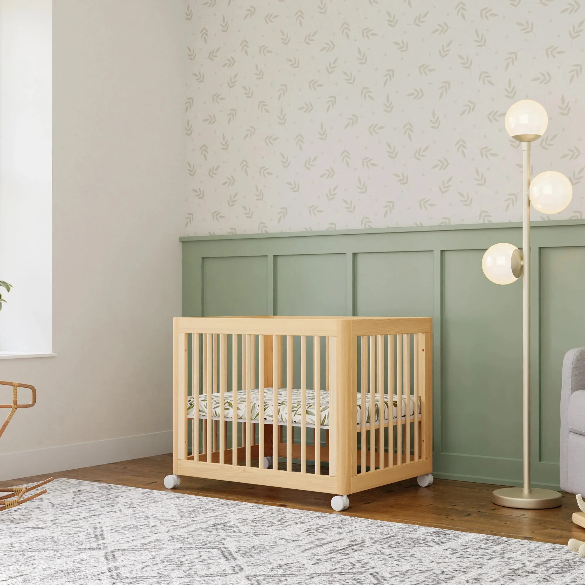 BABYLETTO Yuzu 8-in-1 Convertible Crib with All-Stages Conversion Kits