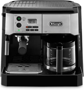 BCO430BM All-In-One Combination Maker & Espresso Machine   Advanced Milk Frother for Cappuccino, Latte & Macchiato   Glass Coffee Pot 10-Cup