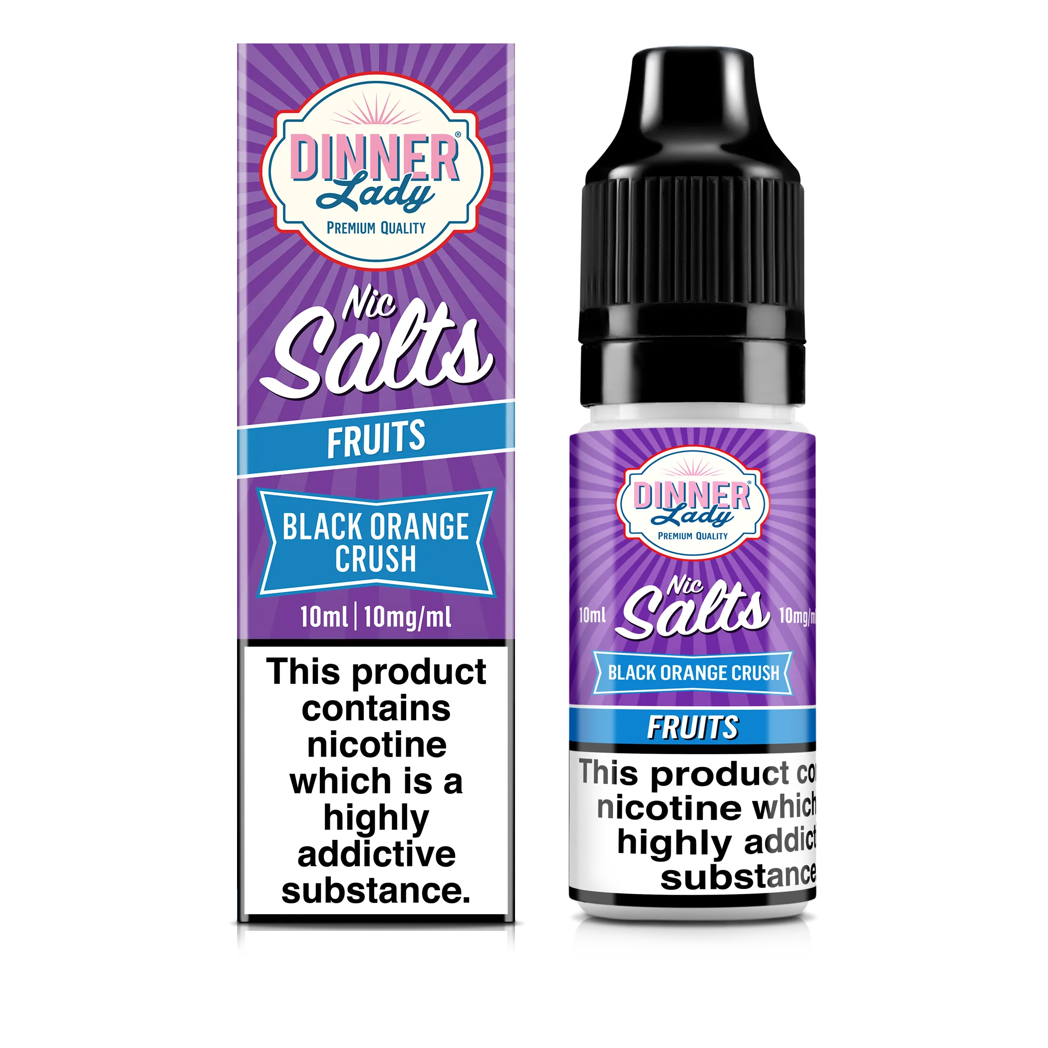 Black Orange Crush Nic Salts 50:50 10ml E-Liquid