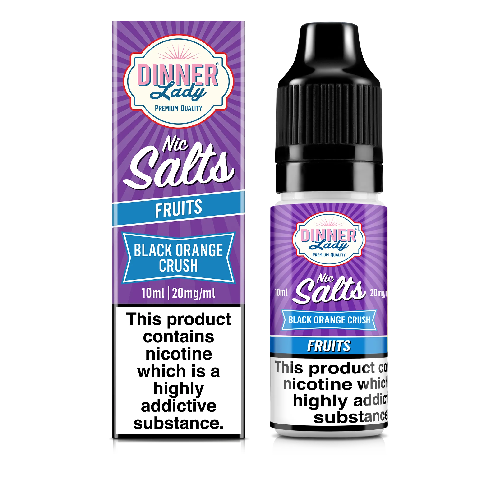Black Orange Crush Nic Salts 50:50 10ml E-Liquid