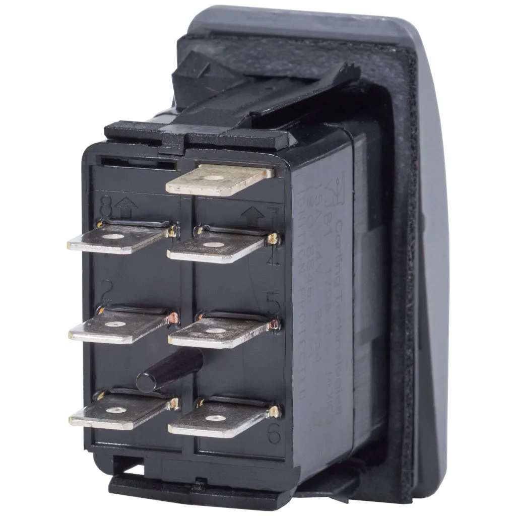 Blue Sea Black DPDT Contura II Switch