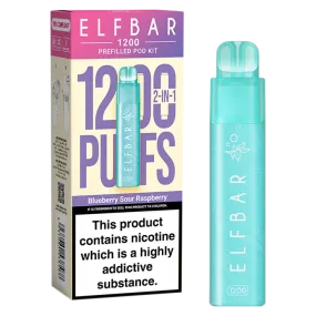 Blueberry Sour Raspberry Elfbar 1200 Pod Kit