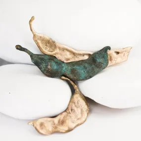 Bronze Mesquite Pod Objet d'Art