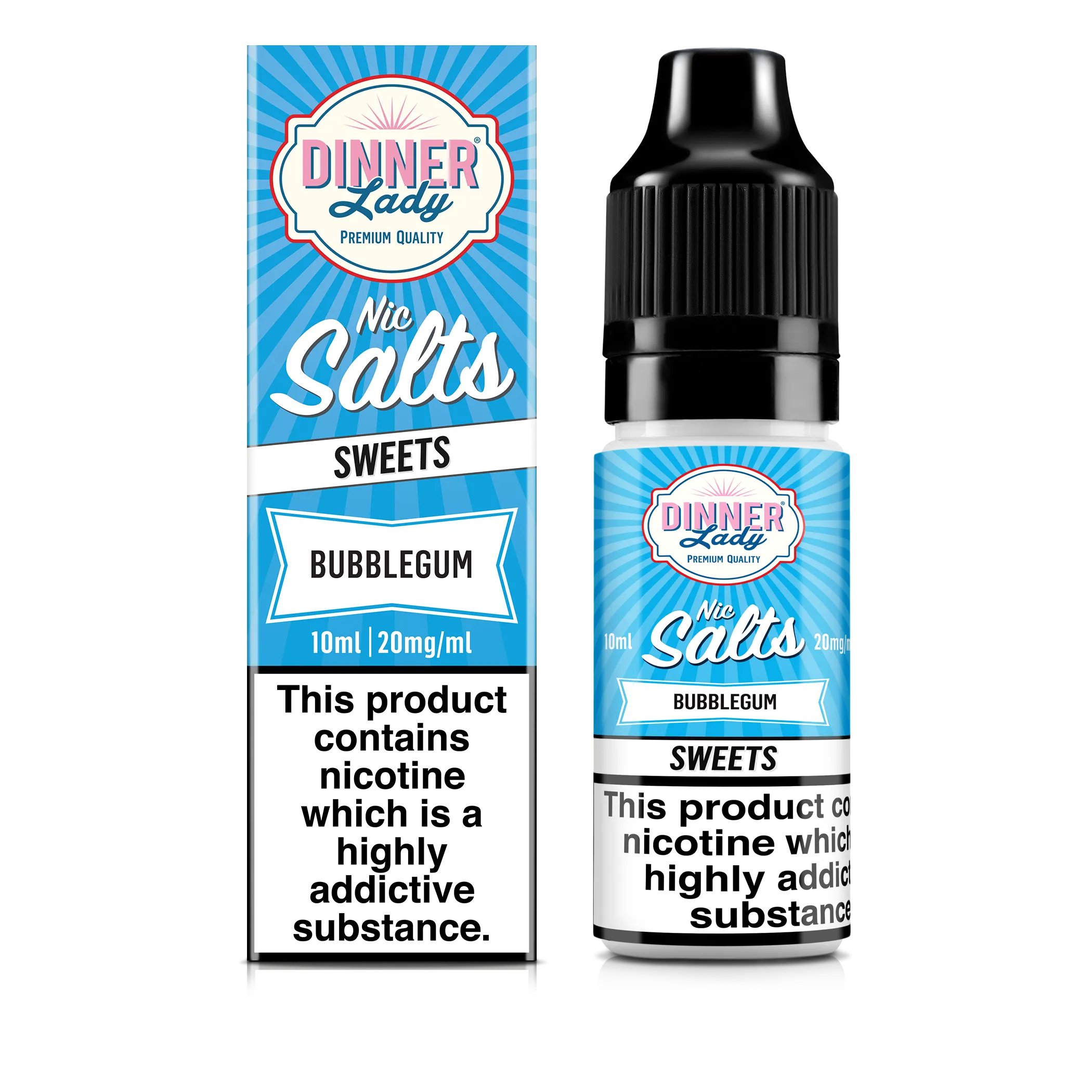 Bubblegum  Nic Salts 50:50 10ml E-Liquid