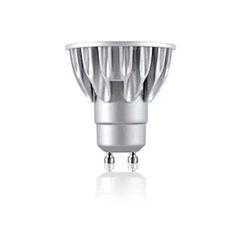 BULBRITE 777526 7.5 Watt MR16 LED - GU10 Twist & Lock Base - 2700 Kelvin Warm White - 600 Lumens - Silver - 120 Volt