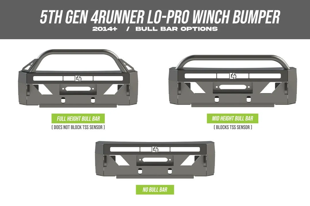 C4 Fabrication 2014  4Runner Lo Pro Winch Bumper
