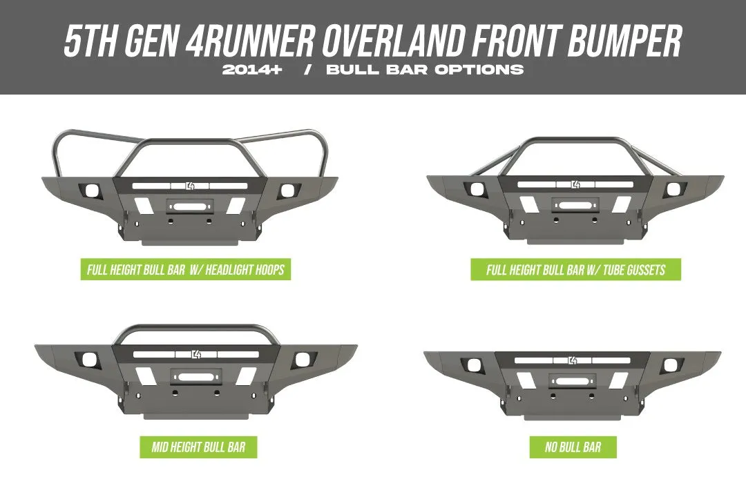C4 Fabrication 2014  4Runner Overland Series Front Bumper
