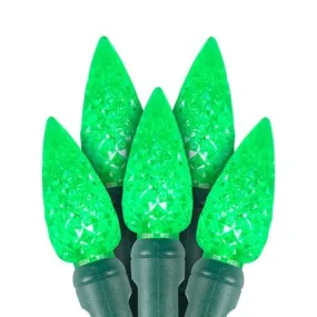 C6 LED Christmas Lights 100L Green