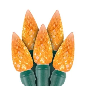 C6 LED Christmas Lights 50L Orange