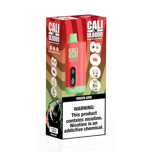 Cali Bars UL8000 Disposable Vape 8000 Puffs