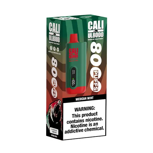 Cali Bars UL8000 Disposable Vape 8000 Puffs