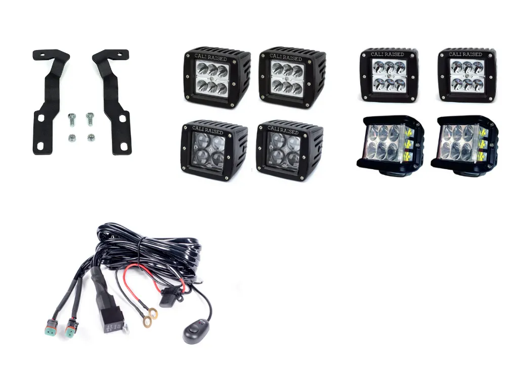 Cali Raised Low Profile Ditch Light Combo - 2010  Toyota 4Runner