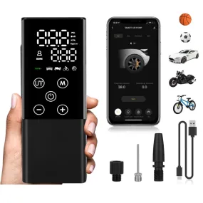 Car Tire Inflator Smart Digital Display Full-Screen Touch