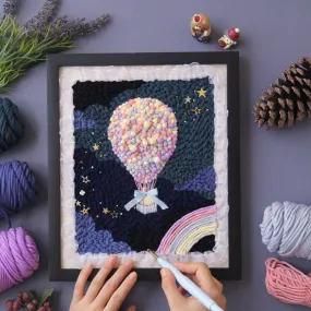 Cartoon Style Handmade Wool Felt Beginner's Embroidery Materials Kit