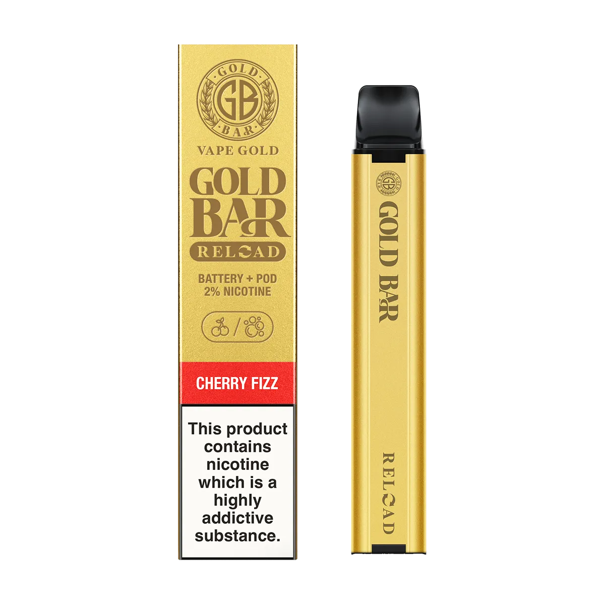 Cherry Fizz Gold Bar Reload Prefilled Pod Kit