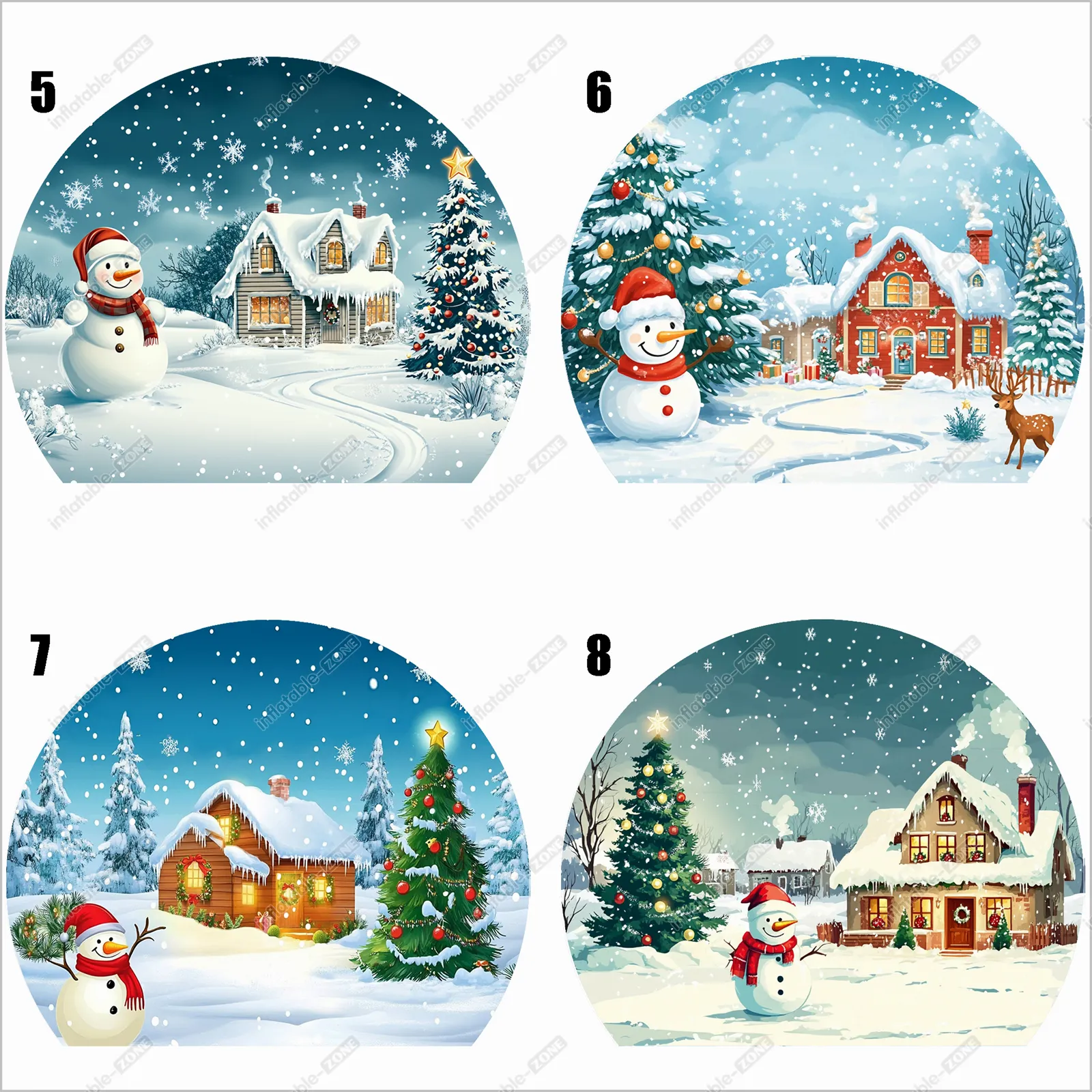 Christmas Inflatable Snowglobe Event Party Inflatable Sports Dome Globe Snow Globe Bubble Room