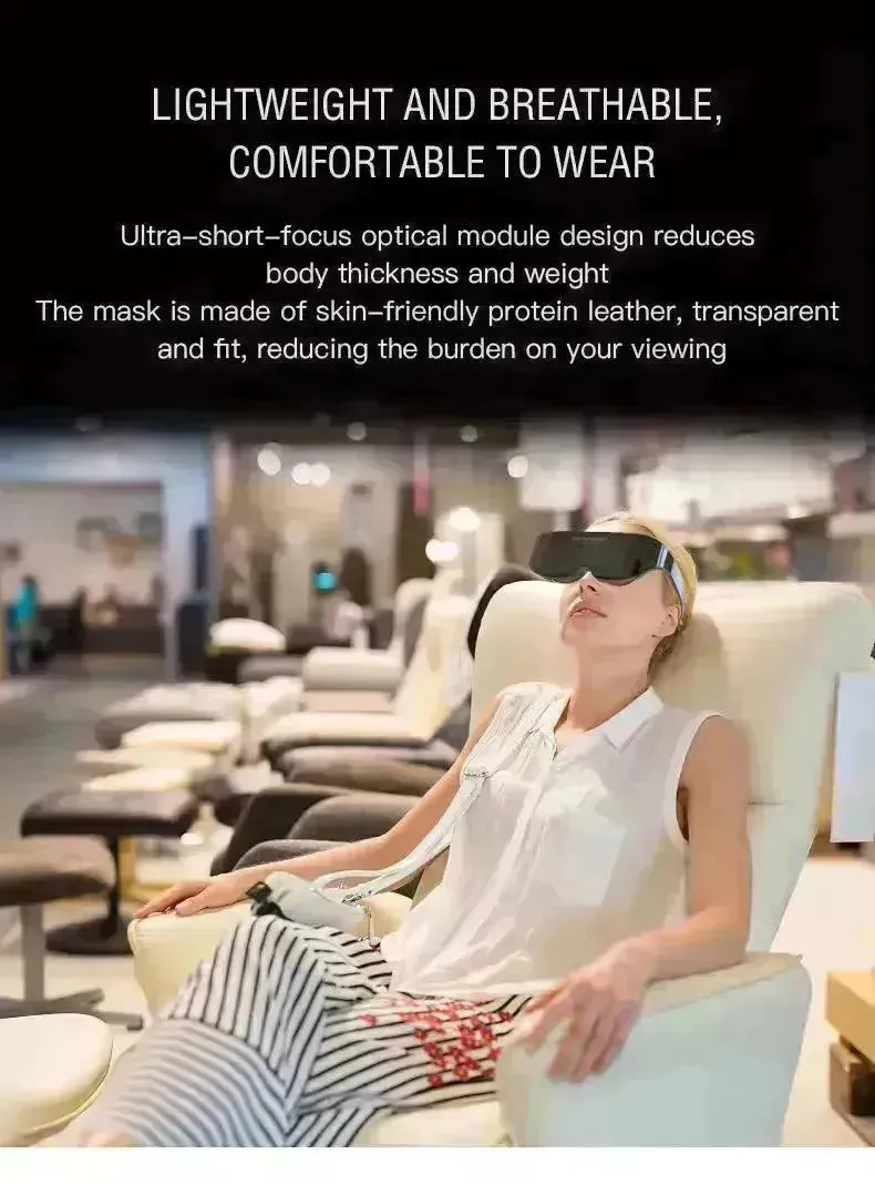 Cinematic Ultrathin VR Smart Glasses