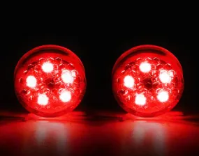 Color: Red, Style: 5LED - Car LED door warning light