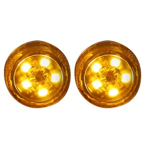 Color: Yellow, Style: 5LED 2pairs - Car LED door warning light