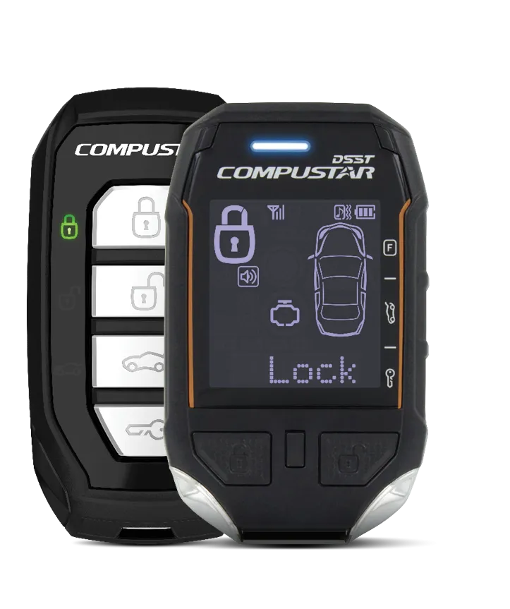 Compustar T12 Lora LCD Rechargeable Remote Starter Package
