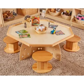 Cosy Hex Table And 4 Perch Pods (Direct Shipping Item)