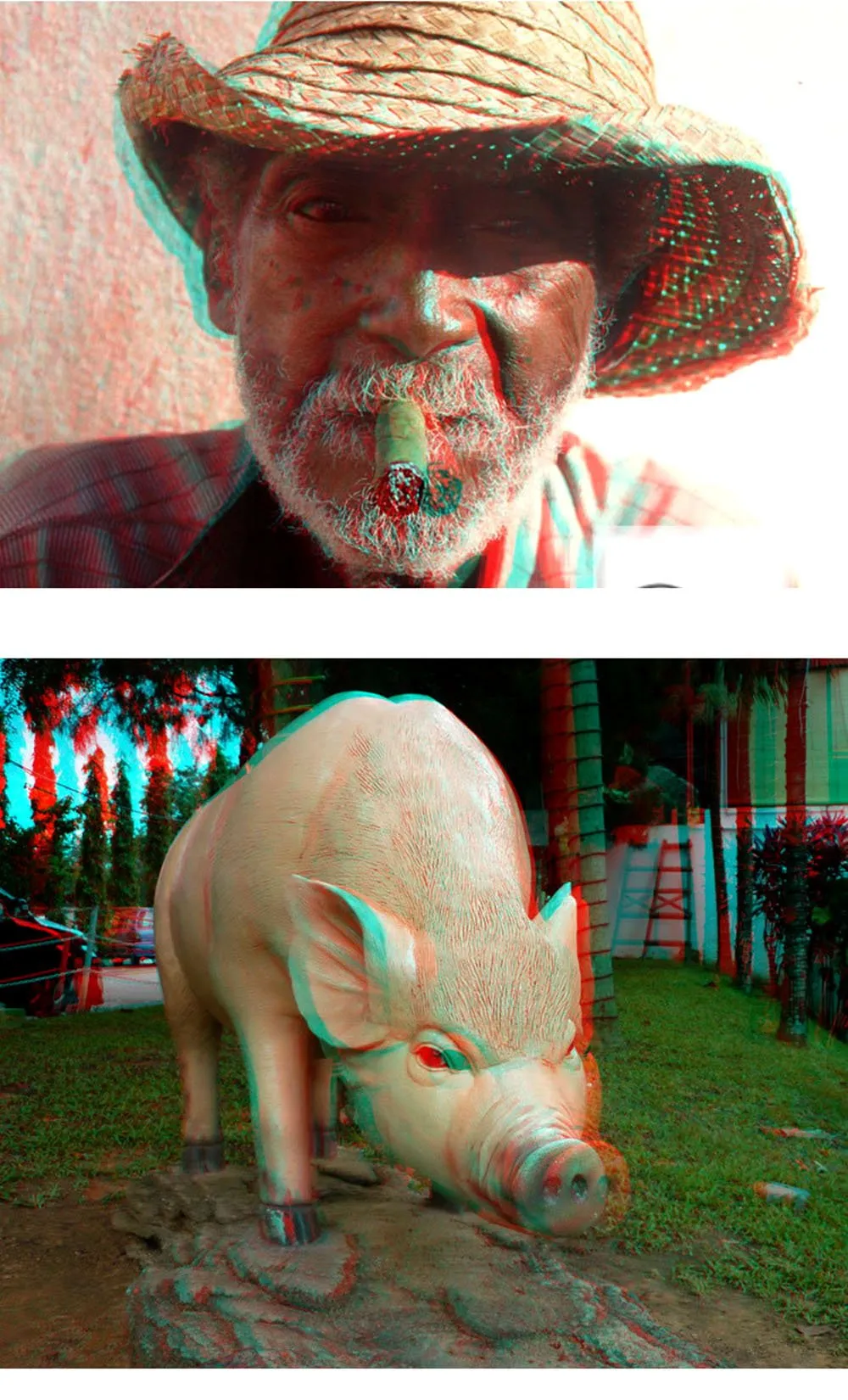 CRONY Red and blue master image lovely animal virtual reality 3d movies vr glasses 3D glasses For the projector
