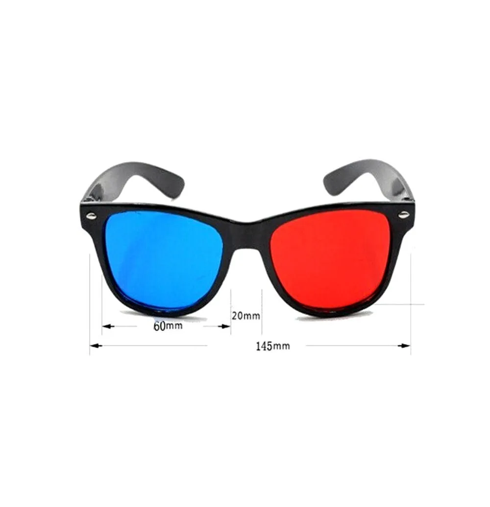 CRONY Red and blue master image lovely animal virtual reality 3d movies vr glasses 3D glasses For the projector