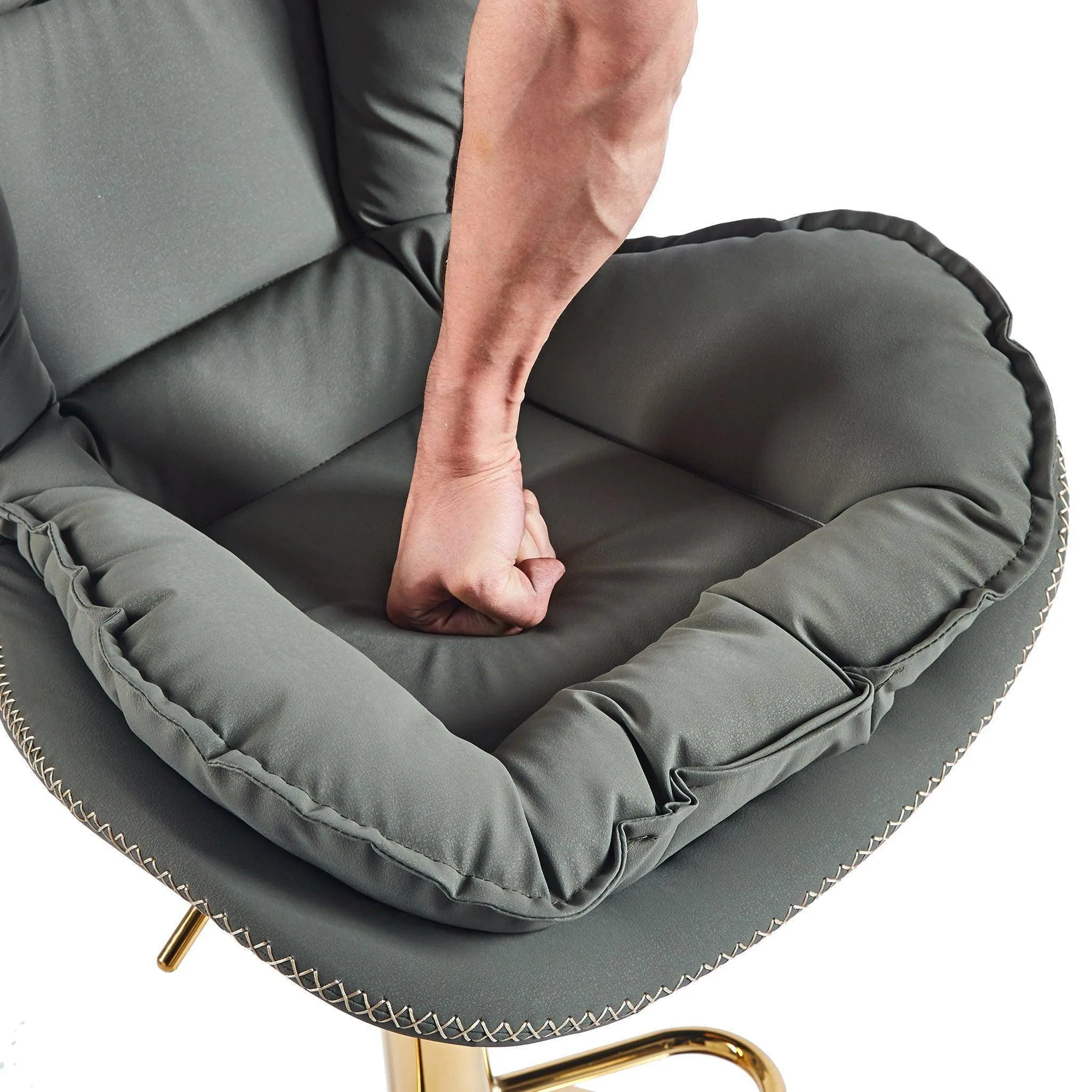 Dahlia Gold Plate Bar stool 2-in-1 box - CR-KJC097