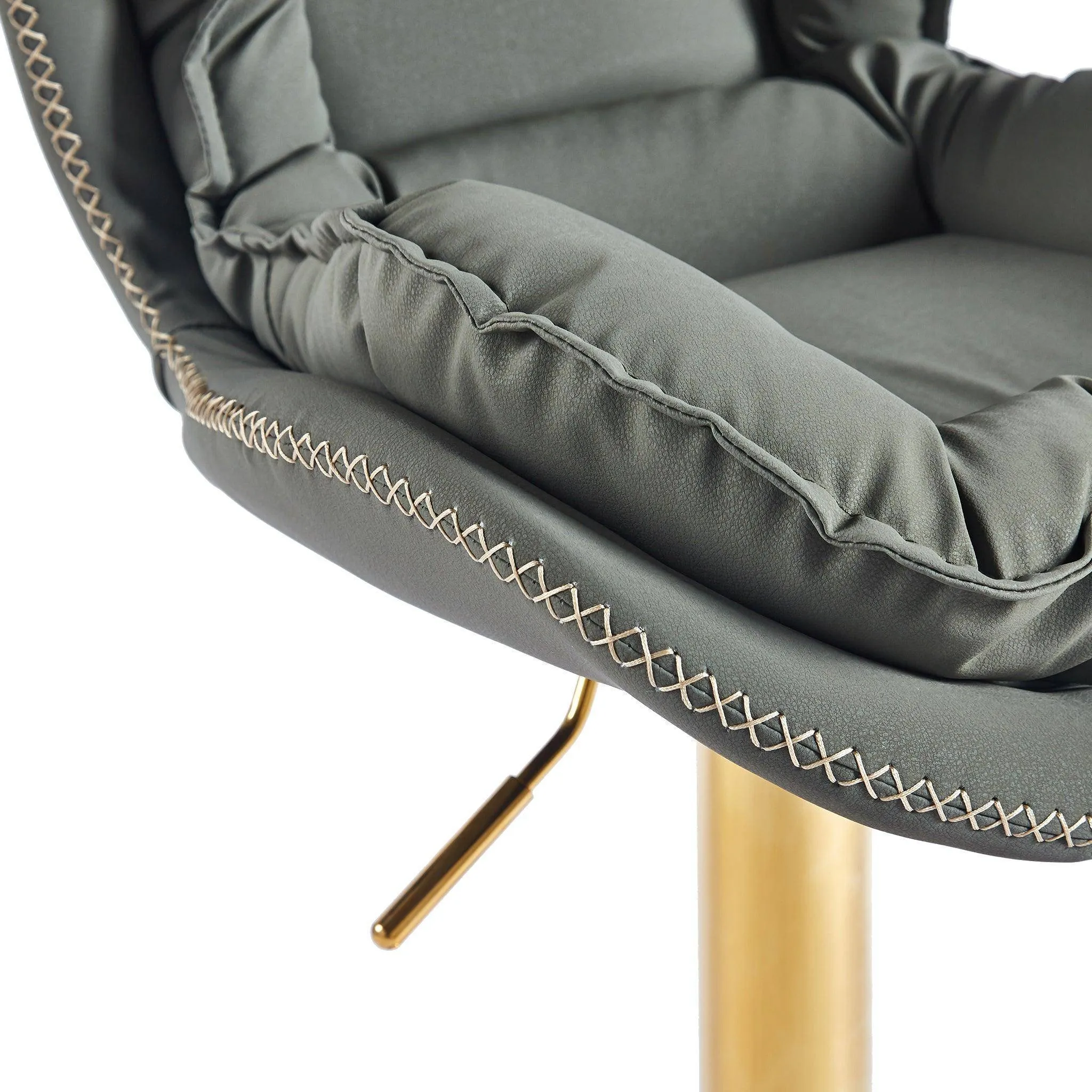 Dahlia Gold Plate Bar stool 2-in-1 box - CR-KJC097