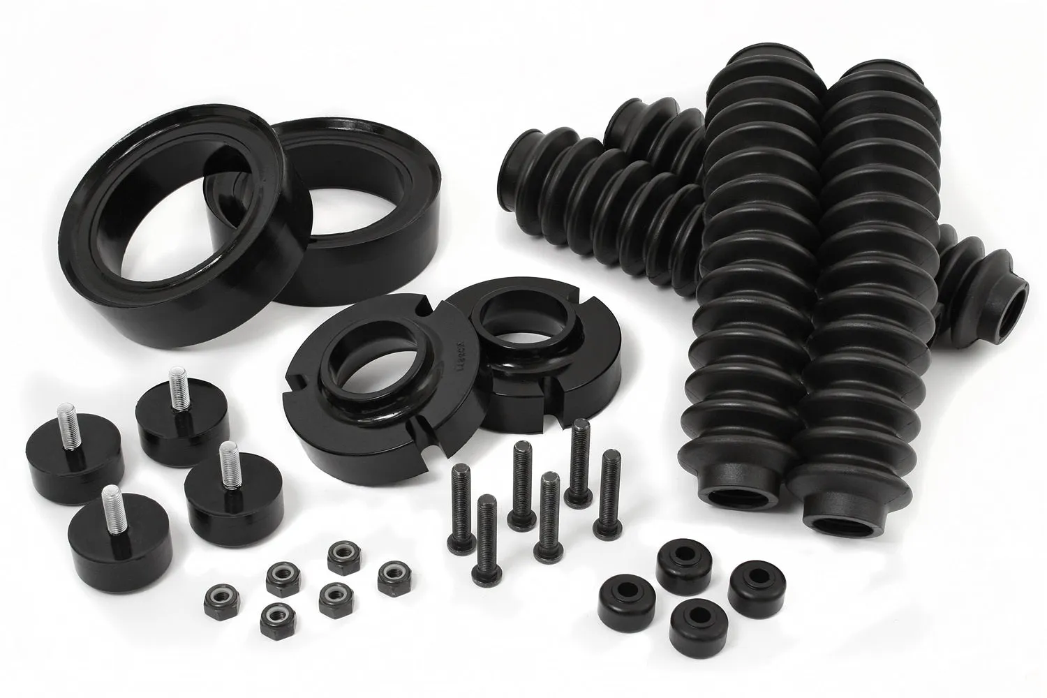 Daystar KT09112BK 96-02 4Runner 1.5 Inch Lift Bump Stops and Shock Boots Daystar