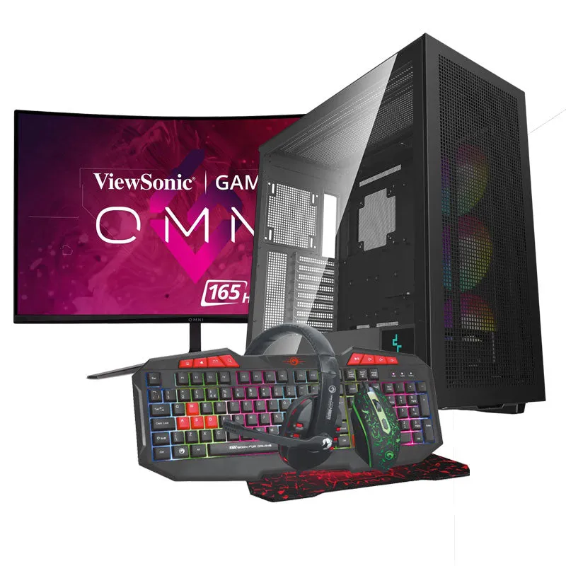 DCG Goliath - Ryzen 9 7950X3D, 32GB DDR5, RTX 4090 24GB, 2TB SSD, 32" QHD 165Hz Monitor Gaming PC Bundle