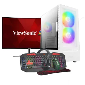 DCG Venom - Ryzen 7 5800X, 16GB DDR4, RTX 4060 Ti 8GB, 1TB SSD, 32" 165Hz Monitor Gaming PC Bundle